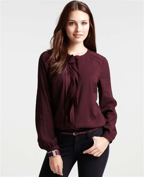 ann taylor blouses|ann taylor long sleeve blouses.